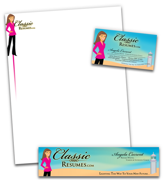 Classic Resumes Logo and Marketing Packet